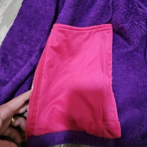 Kids North Face Terricloth like jacket size xl (18) - Picture 15 of 16